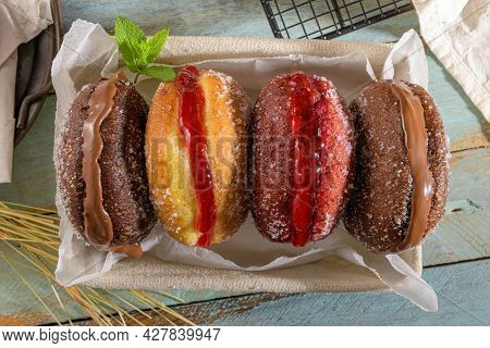 Portuguese Fried Dough With Sugar
