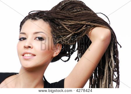 De Dreadlocks weergegeven: