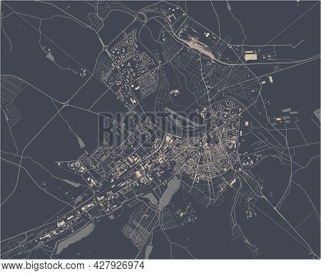 Map Of The City Of Balti, Moldova
