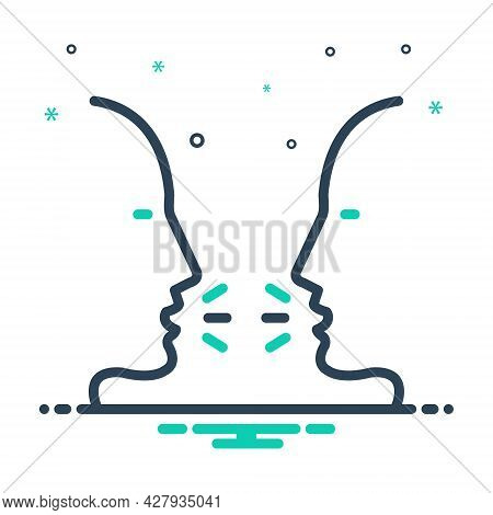 Mix Icon For Talk Gossip Conversation Discussion Consultation Confabulation Speak