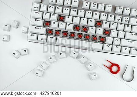 Cleaning The Mechanical Keyboard. Mechanical Keyboard Switches. Maintenance Of The Keyboard And The 