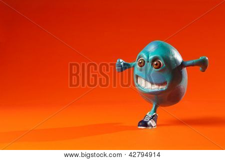 Executar de ovos de Páscoa