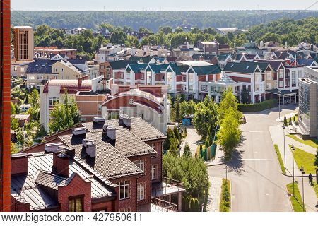House Roof Top Modern Residential Settings Exterior Mixed-use Urban Multi-family Residential Buildin