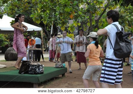 Polynesian Cultural Center in Laie, Oahu, Hawaii