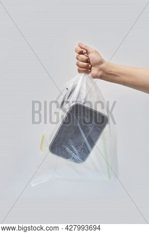 No Plastic. Stop Using Plastic Concepts. Eu Restrictions On Single-use Plastic Products. Eu Bans Mos