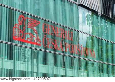 Liberec, Czech Republic - June 2, 2021: Logo And Sign Generali Ceska Pojistovna Insurance Company Br
