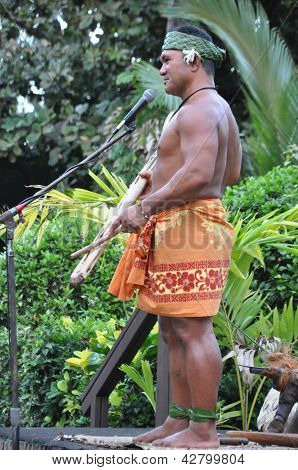 Polynesian Cultural Center in Laie, Oahu in Hawaii