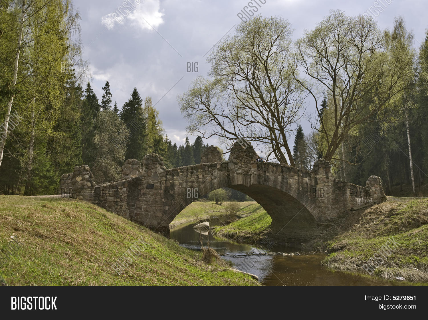 Ancient Stone Bridge Image & Photo (Free Trial) Bigstock