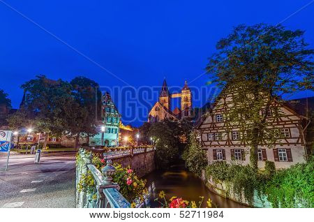 Ross Neckar Canal In Esslingen Am Neckar, Germany