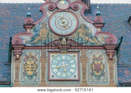 City Hall On Market Square In Tubingen, Germany