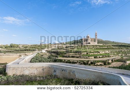 Ta' Pinu Church Near Gharb In Gozo, Malta