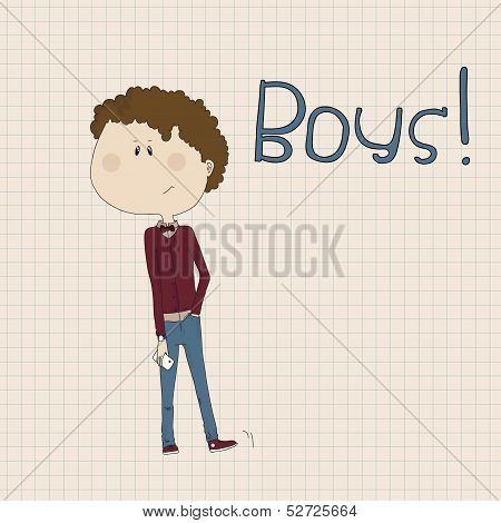 hipster boy