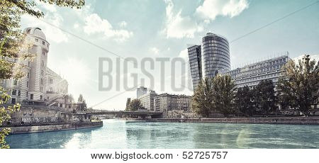 Danube Canal Of Vienna - Austria