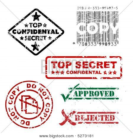Top Secret og andre frimærker