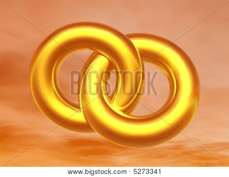 Two Orange Rings