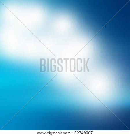 Blue motion blur abstract background