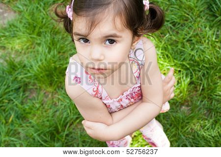 Cute Little Girl Portrait
