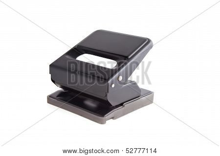 Hole Puncher On A White Background