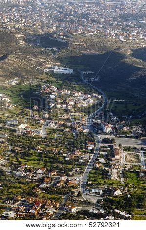 Aerial View Of Residential Area