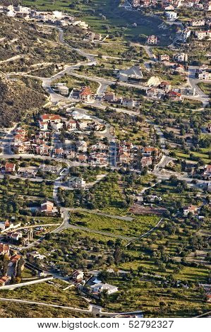 Aerial View Of Residential Area