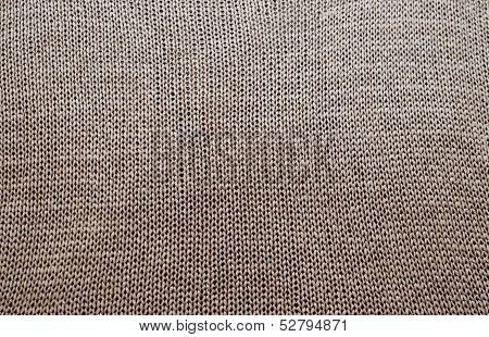 Detailed texture of knitted sweater
