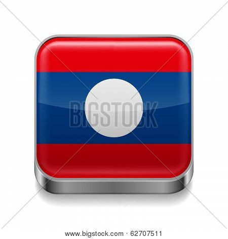 Metal  icon of Laos
