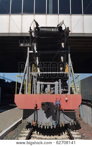 KIEV, UKRAINE -SEP 9, 2013: Railway Terminal of Kiev.Exibition of railway history as it shown at September 9, 2013 in Kiev, Ukraine 