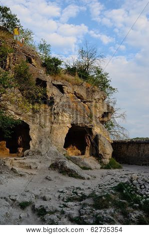 Medieval Fortress Town Chufut-kale, Bakhchisaray, Crimea