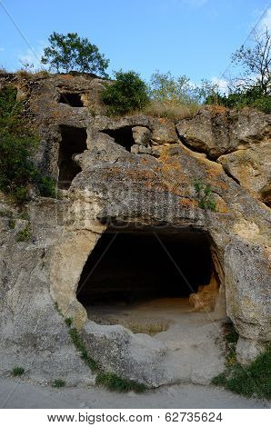 Medieval Fortress Town Chufut-kale, Bakhchisaray, Crimea