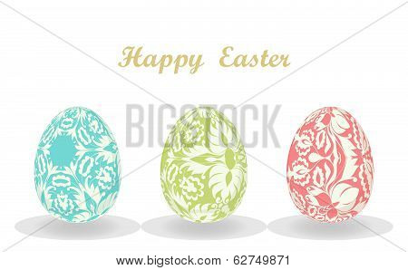 Easter Card With Egg