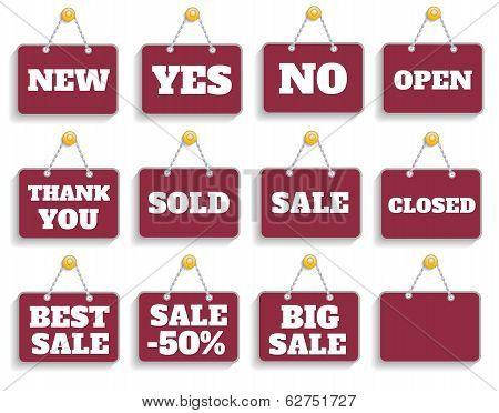 Shopping Sign Board
