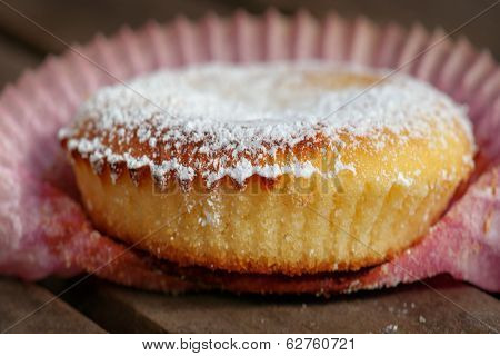 Cupcake With Powdered Sugar
