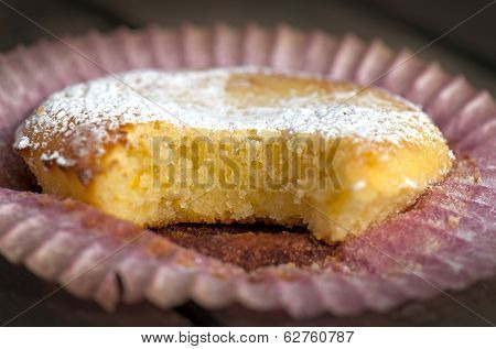 Cupcake With Powdered Sugar