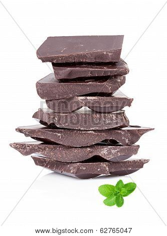 Chocolate, White, Bar, Closeup, Cocoa, Food, Brown, Gourmet, Piece, Background, Dessert, Part, Cacao