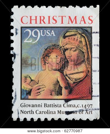 Usa. Postage Stamp Christmas Collection