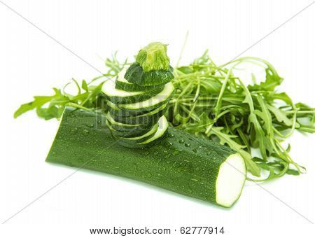 Tower Of Sliced Zucchini