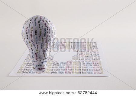 Cymk 3D Printing Concept: Lightbulb, From Idea To Solid Model