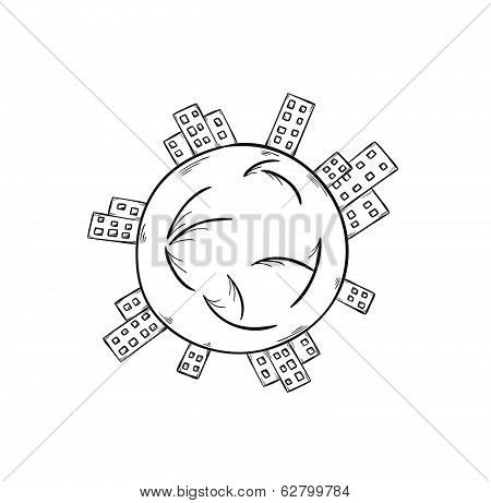 Sketch Of The Earth