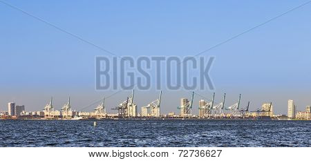 Miami Bayfront Cityscape With View To Harbor