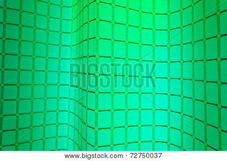 Creative classic  green square abstract for background