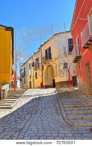 Alleyway. Pietragalla. Basilicata. Southern Italy.