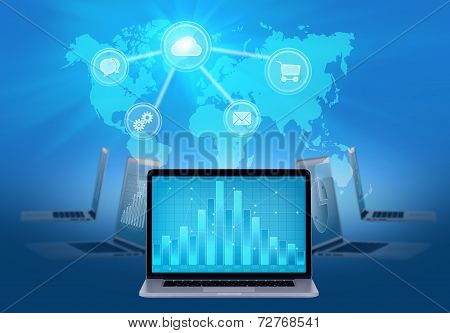 Map data storage in the cloud data,