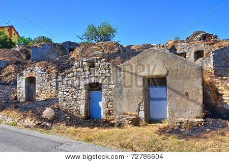 City of the Palmenti. Pietragalla. Basilicata. Italy.