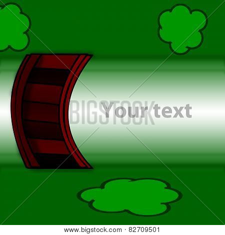 Background For Slogan - Bridge Over The Precipice