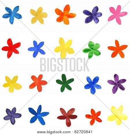 Handpaint watercolor vector background