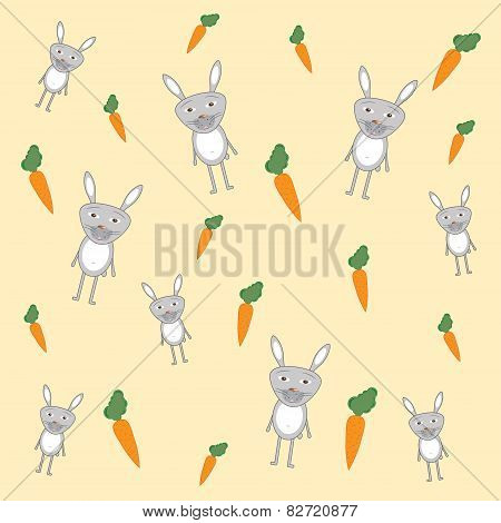 Rabbit and carrot