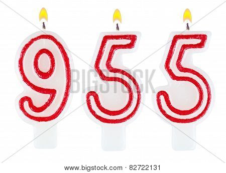 Candles Number Nine Hundred Fifty-five