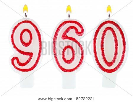 Candles Number Nine Hundred Sixty