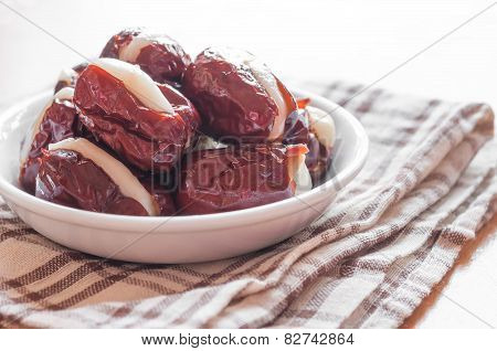 Sweet Jujube With Moji Dough.