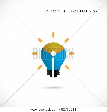 Creative Letter A Icon Abstract  Logo Design Vector Template